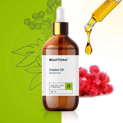 Ricinos aliejus BEAUTIONA, 100 ml - Beauty Kit