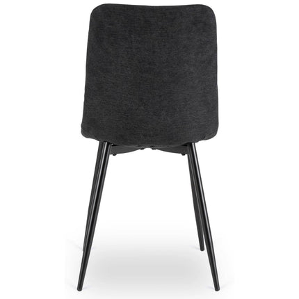 ROBIN 2 kėdė, juodas audinys - Beauty Kit