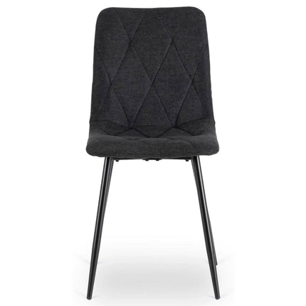 ROBIN 2 kėdė, juodas audinys - Beauty Kit