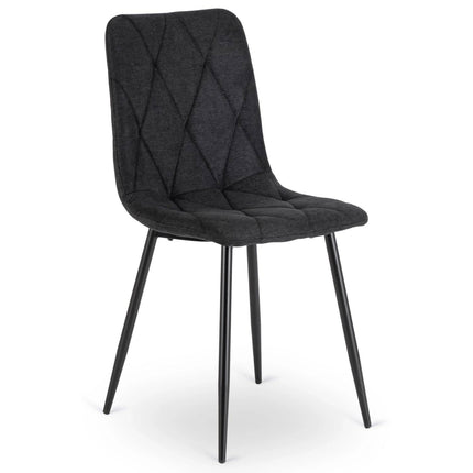 ROBIN 2 kėdė, juodas audinys - Beauty Kit