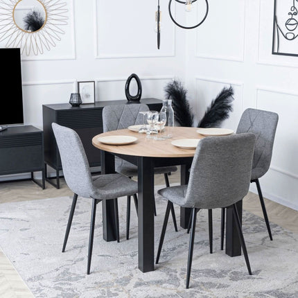 ROBIN 2 kėdė, pilkas audinys - Beauty Kit