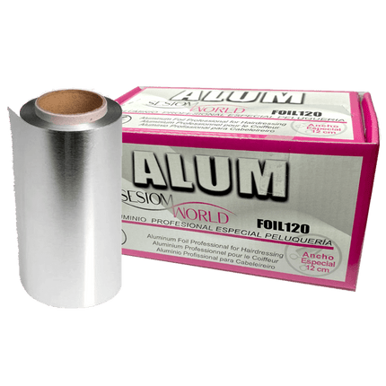 BeautyKit profesionali aliuminio folija plaukų dažymui salonams, 70m x 12cm ritinys