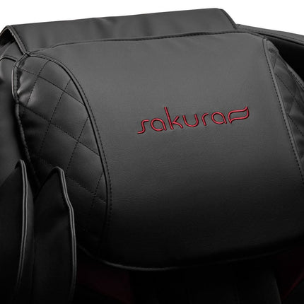 SAKURA masažinis krėslas STANDART 801, juoda ir raudona - Beauty Kit