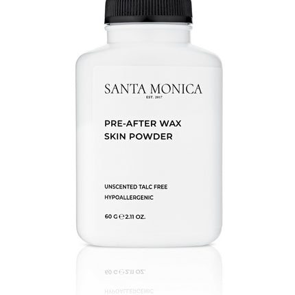 SANTA MONICA bekvapė depiliacinė pudra prieš ir po depiliacijos, 60g