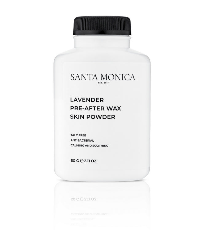 SANTA MONICA levandų kvapo depiliacinė pudra prieš ir po depiliacijos, 60g
