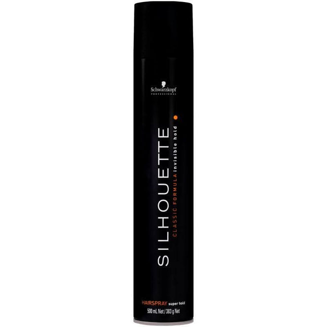 Schwarzkopf SILHOUETTE Black labai stiprios fiksacijos plaukų lakas, 500ml - Beauty Kit