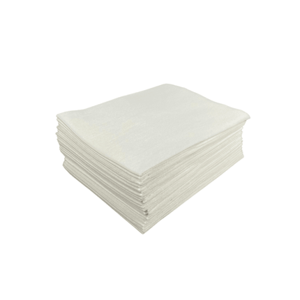 Profesionalūs Silk viskozės rankšluosčiai kosmetologijos kabinetams – minkšti, higieniniai, 50 vnt.
