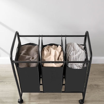 Skalbinių krepšys ant ratukų LSF003B, 77x41x81,5 cm. - Beauty Kit