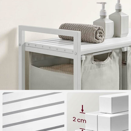 Skalbinių krepšys BLH301W01, 3x38 L - Beauty Kit