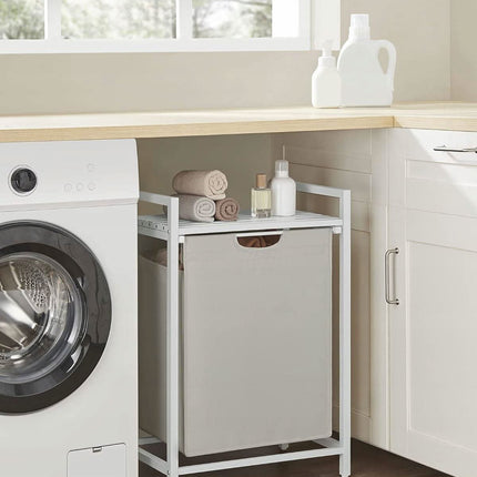 Skalbinių krepšys su stalviršiu BLH101W01, baltos spalvos - Beauty Kit