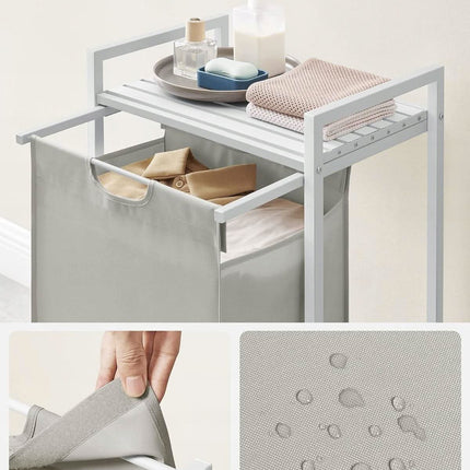 Skalbinių krepšys su stalviršiu BLH101W01, baltos spalvos - Beauty Kit