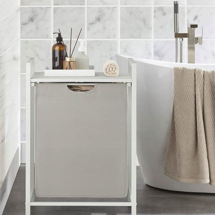 Skalbinių krepšys su stalviršiu BLH101W01, baltos spalvos - Beauty Kit