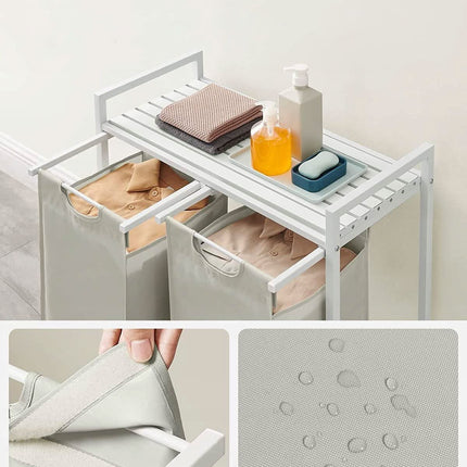 Skalbinių krepšys su stalviršiu BLH201W01, 2x46 L - Beauty Kit