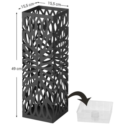 Skėčio stovas LUC48B, juodas - Beauty Kit