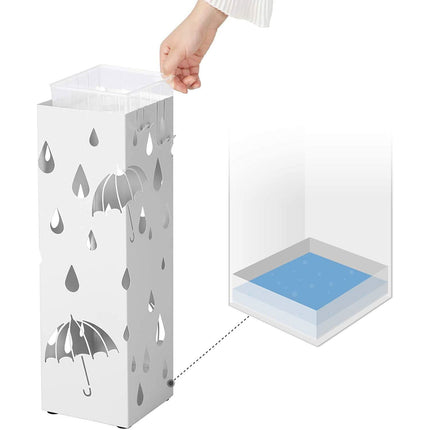 Skėčio stovas LUC49W, baltas - Beauty Kit