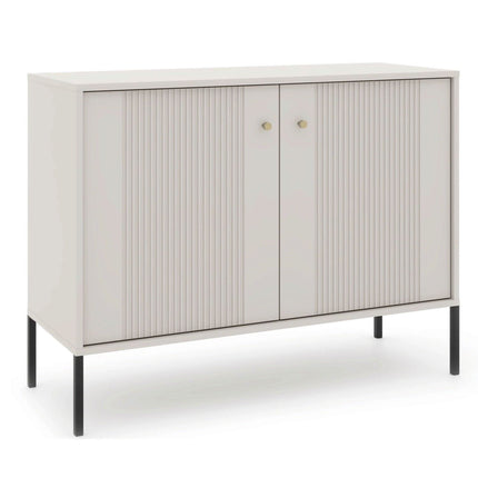 SOFT komoda 104 cm, pieno spalvos - Beauty Kit