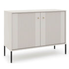 SOFT komoda 104 cm, pieno spalvos - Beauty Kit