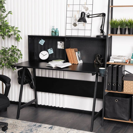 Stalas ROLL – juodas 138,5 cm - Beauty Kit