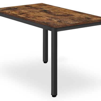 Stalas TESSA 120x60cm, rudas/juodos kojos - Beauty Kit