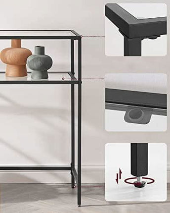 Stiklinė konsolė LGT025B01, juoda - Beauty Kit