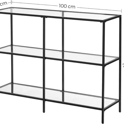 Stiklinė konsolė su lentynomis LGT027B01 - Beauty Kit