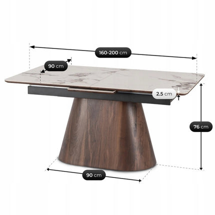 Стол ЧЕРНЫЙ, 120х80 см.