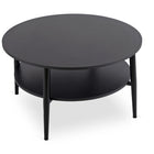 PAULO MAX kavos staliukas, juodas 80 cm