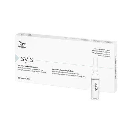 SYIS vitaminų kokteilis ampulėse, 10 x 3 ml - Beauty Kit
