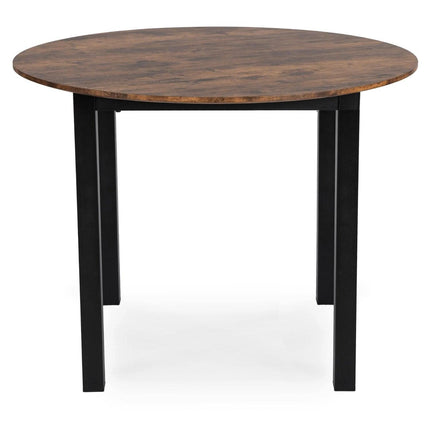 TEO apvalus stalas 100 cm Rustic ąžuolas - Beauty Kit