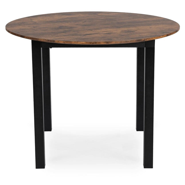 TEO apvalus stalas 100 cm Rustic ąžuolas - Beauty Kit