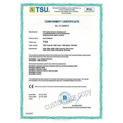 Teri Turbo M White pastatomas nagų dulkių surinkėjas, aukso spalvos tinklelis - Beauty Kit