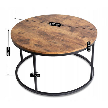 TIM MAX Rustic ąžuolo stalas - Beauty Kit