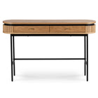 Kosmetinis staliukas su stalčiais BECK – 120 cm, ąžuolo spalvos