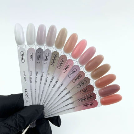 TOUCH Cover Base elastinga kamufliažinė bazė Bride, 13ml - Beauty Kit