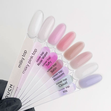 TOUCH Cover Top kamufliažinis viršutinis sluoksnis be lipnumo Iris, 13ml - Beauty Kit