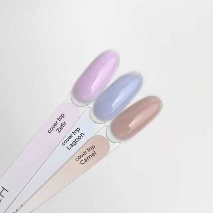 TOUCH Cover Top kamufliažinis viršutinis sluoksnis be lipnumo Milky Pink, 13ml - Beauty Kit