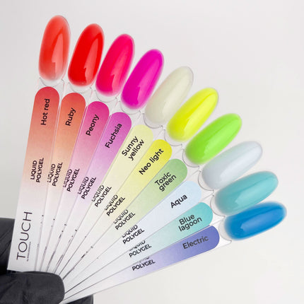 TOUCH Liquid Polygel stiprus skystas poligelis Peony, 15ml - Beauty Kit