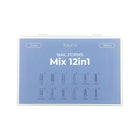 TOUCH Nail Tips viršutinės nagų formelės Mix 12in1, 288 vnt. - Beauty Kit