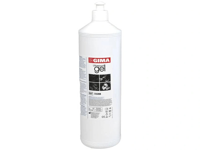 GIMA mėlynas ultragarso gelis kosmetologijai Italija 1L – profesionalus laidumas procedūroms