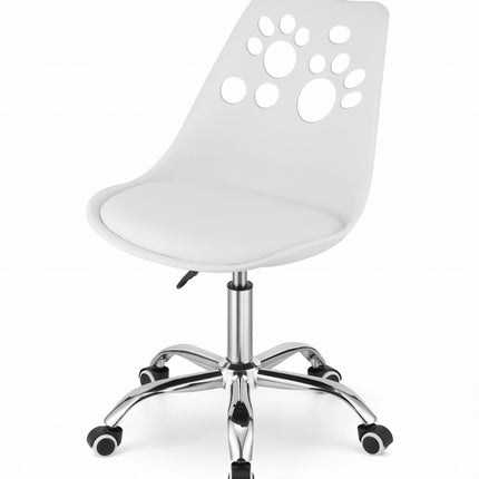 Vaikiška kėdė PRINT, balta - Beauty Kit