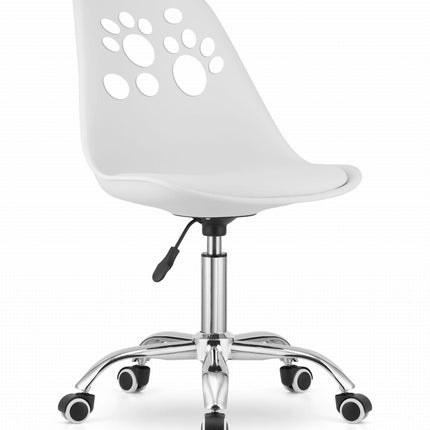 Vaikiška kėdė PRINT, balta - Beauty Kit