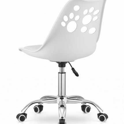 Vaikiška kėdė PRINT, balta - Beauty Kit