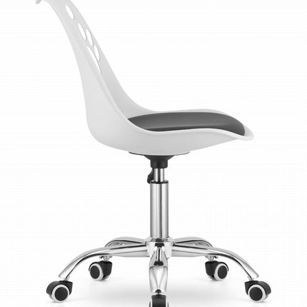 Vaikiška kėdė PRINT, balta ir juoda - Beauty Kit