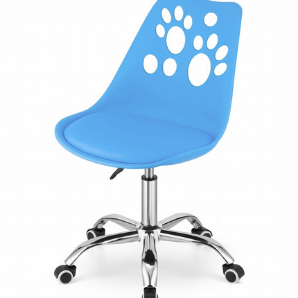 Vaikiška kėdė PRINT, mėlyna - Beauty Kit