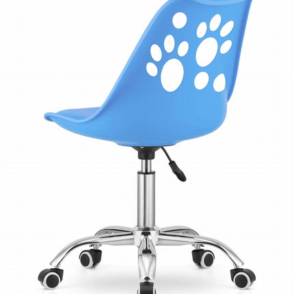 Vaikiška kėdė PRINT, mėlyna - Beauty Kit