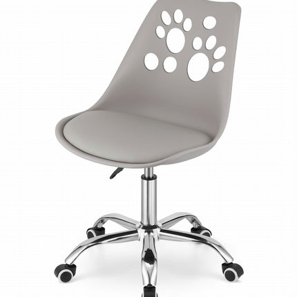 Vaikiška kėdė PRINT, pilka - Beauty Kit