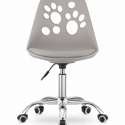 Vaikiška kėdė PRINT, pilka - Beauty Kit