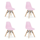 Vaikiškos kėdutės ZUBI, rožinės, 4 vnt. - Beauty Kit