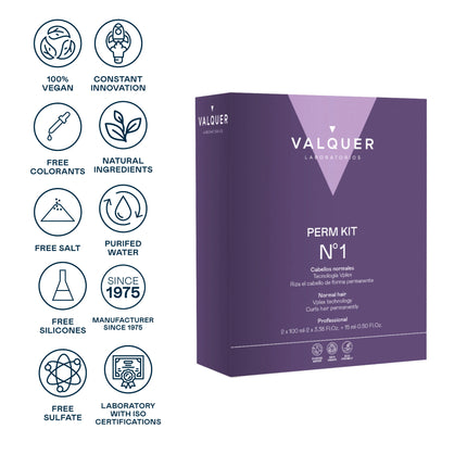 BeautyKit VALQUER cheminės garbanosios priemonių rinkinys – idealus stipriems ir ilgalaikiams garbanų efektams