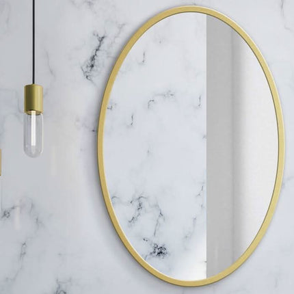 Veidrodis 60 cm, auksinis rėmas - Beauty Kit